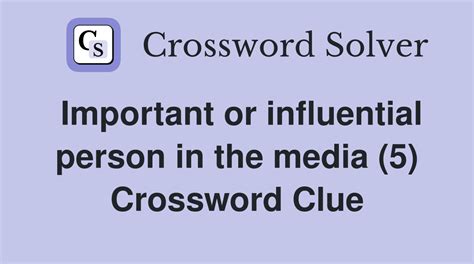 important people crossword clue|Important person (4.